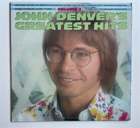 John Denvers Greatest Hits Vinyl LP Etsy
