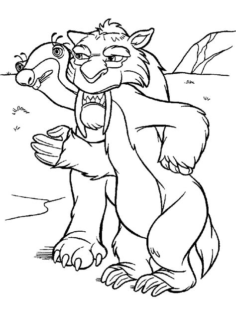 Lovely Ice Age 2 Coloring Pages | Top Free Coloring Pages For Kids