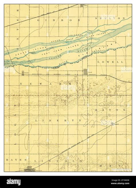 Map Of Minden Nebraska Hi Res Stock Photography And Images Alamy