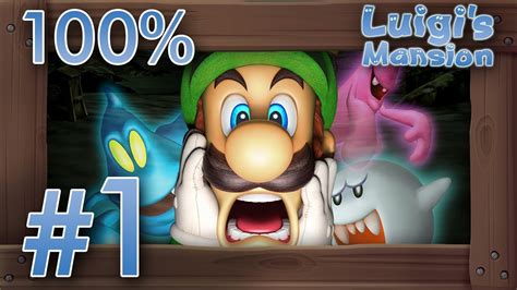 Luigis Mansion 3ds Remake 100 Walkthrough Part 1 Area 1 Youtube