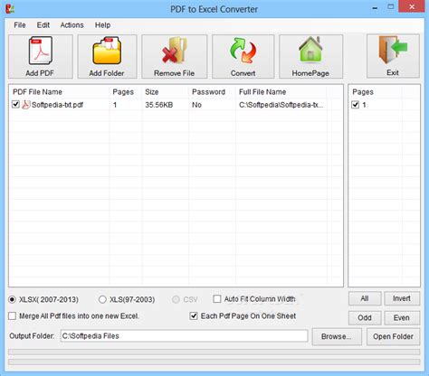 Select the pdf file that you want to convert. Download PDF to Excel Converter 2014.7.19