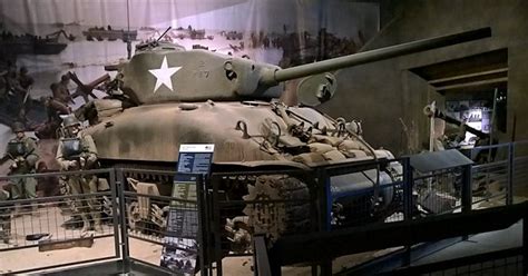 Sherman M4a1 Tank Overlord Museum Colleville Sur Mer Normandy 1944 D Day