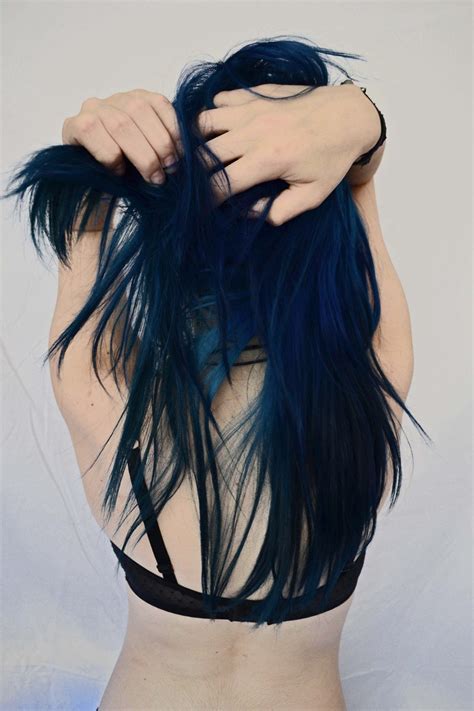 Navy Blue Hair Color