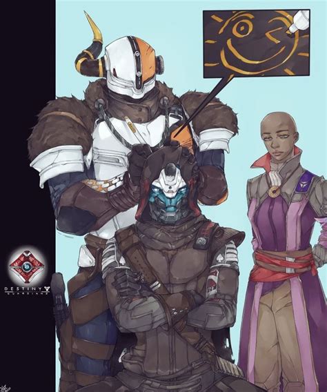 Shaxx Ikora Cayde 6 Destiny Destiny 2 D1 D2 Guardian Titan