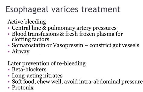 Prepare For Medical Exams Regarding Management Of Esophageal Varices