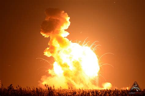 Orbital Sciences Antares Rocket Explodes With Space Station Bound