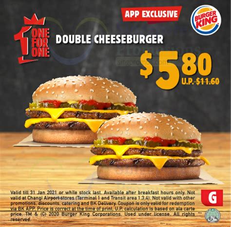Get 10 coupons for 2021. Burger King releases 1-for-1 coupon deals valid till 31 ...