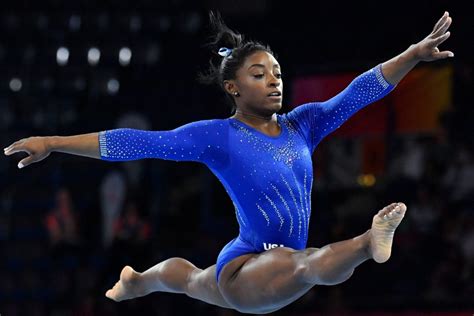 Simone biles is a legend in her prime. Simone Biles Posts Clip Of Move Never Done By A Woman In ...