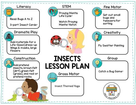 Free Insects Preschool Lesson Plan Preschool Lesson Plans Preschool Lessons Lesson Plans For