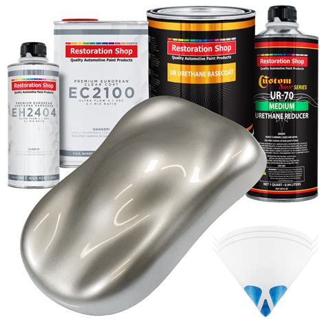 Urethane Basecoat Paint Pewter Silver Metallic — Tcp Global