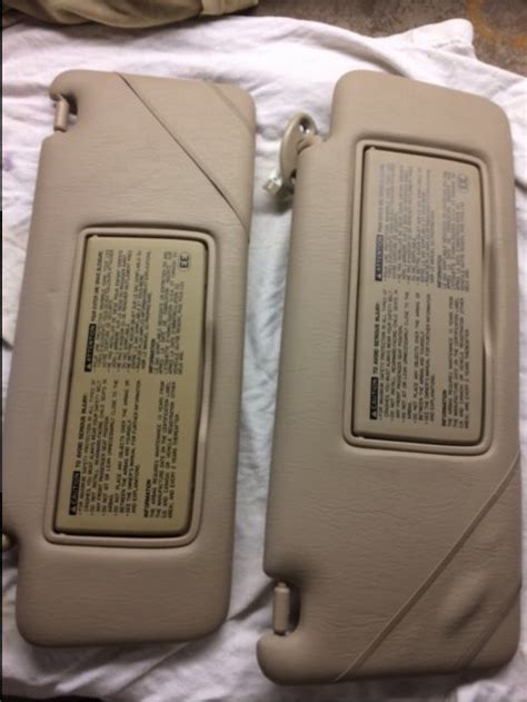 I was wondering if you had any ideas or pointers on what i could do. SOLD - LS400 Sunvisors for 80 series | IH8MUD Forum