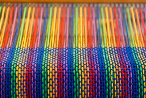 Comb Loom With Rainbow Colors And Diversity Flag Stock Image Image Of