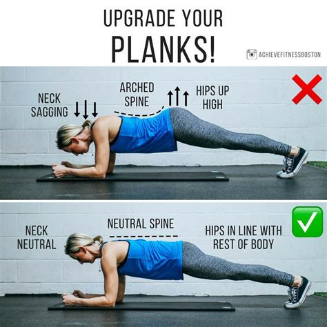 Planks Correct Form Yoga Lernen Fitnessübungen Fitness Workouts