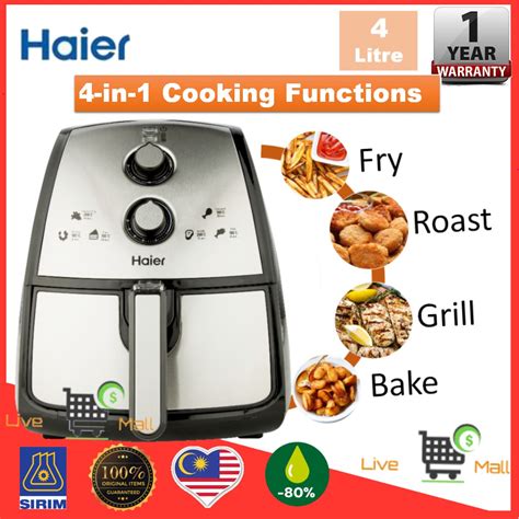 Your destination for top brands and exclusive products you can't find anywhere else. Haier 4L Air Fryer Extra Large Capacity - Perfect for ...