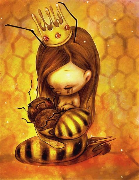 Bee By Selvagemqt On Deviantart Amazing Drawings Cute Drawings
