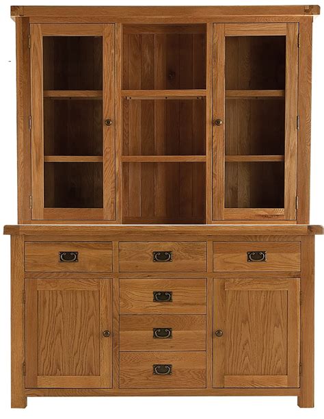 Quality solid wood · high quality furniture · free wood samples Galloway Oak Welsh Dresser - GlenRoss Furniture