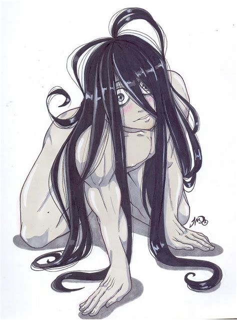 Rule 34 All Fours Androgynous Bishonen Black Hair Blush Completely Nude Creepy Grey Skin Hair