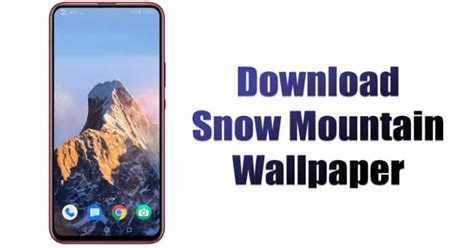 Download Miui 12s Snow Mountain And Geometry Live Wallpaper On Android