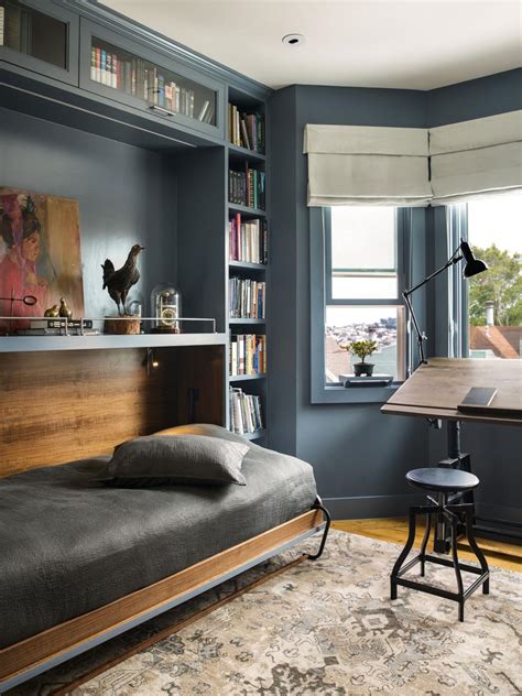 We've already shown how to incorporate a home office into a bedroom, living room and kitchen one more cool idea to divide these zones is making an upper level for the bed and placing the desk a serene and airy guest bedroom with lots of white and a vintage black desk plus chair to stand out. 16 Multifunctional Guest Bedroom Ideas | Room Makeovers to ...