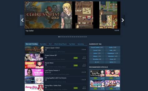 The Shady Side Of Adult Games On Steam Techraptor