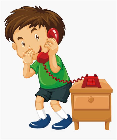 Telephone Call Stock Photography Clip Art Boy Calling Clipart Hd Png