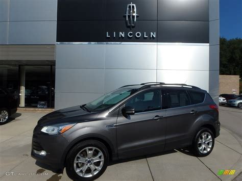 2013 Sterling Gray Metallic Ford Escape Sel 20l Ecoboost 4wd