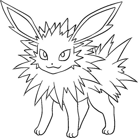 Eevee Pokemon Coloring Page It S Well Known For Being The Pok Mon With