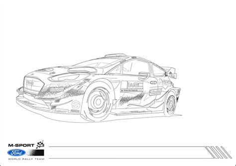 Coloriage Voiture Wrc  Citroen C3 Wrc 1 10 2 4 Ghz Vehicules Garages