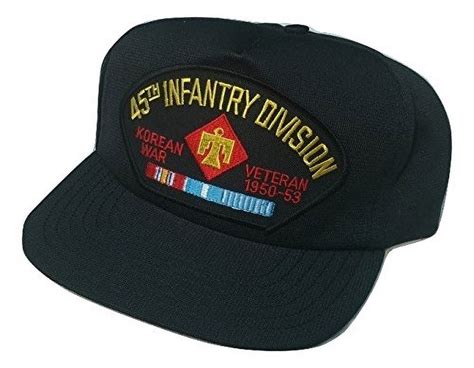 Us Army 45th Infantry Division Korea Veteran Adjustable Ball Cap