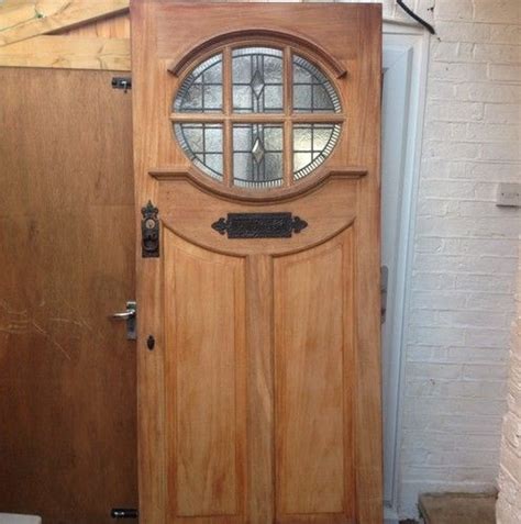 1930's front doors our 1930's front doors are bespoke, made to measure from various woods. Original 1930s front Door | eBay £500.00 | House front ...