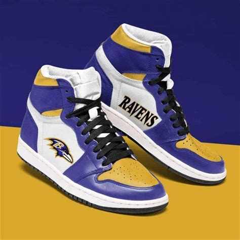 Baltimore Ravens Nfl Football Air Jordan Shoes Sport Sneaker Boots