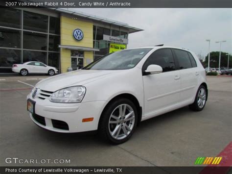 Compare 2007 volkswagen rabbit different trims: Candy White - 2007 Volkswagen Rabbit 4 Door - Anthracite ...