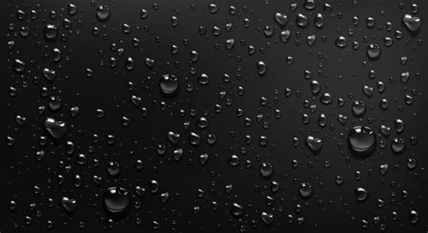 Black Background Water Drops Vector Free Download