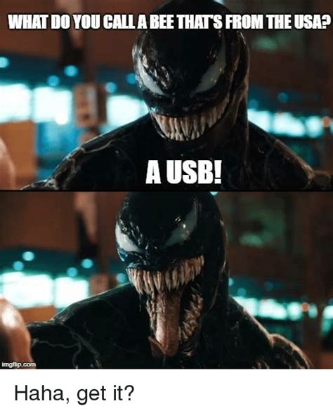 Your new coworkers are going to gain a truly wonderful person. WHAT DO YOU CALL a BEE THAT'S FROM THE USA? A USB ...