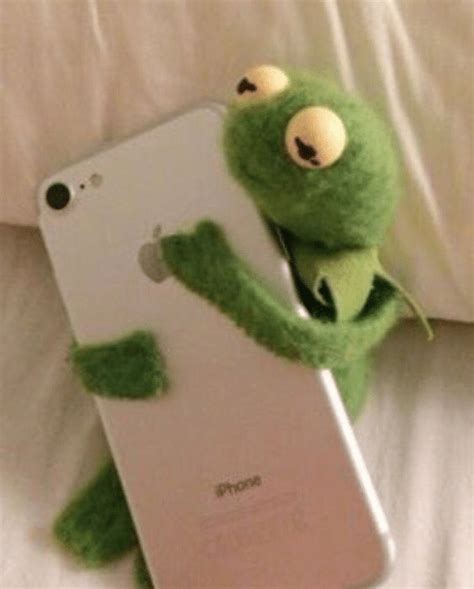 Meme Generator Kermit Hugging Phone Newfa Stuff