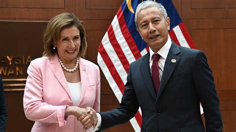 Us Speaker Nancy Pelosi Arrives In Taiwan For Official Visit Heavily Criticized By China Cbcca