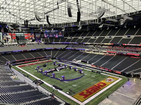 Chiefs Logos Take Over Rival Raiders Stadium For Super Bowl