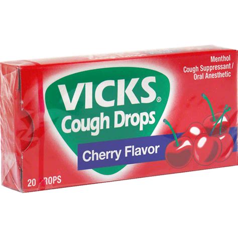 Vicks Cought Drop Cherry Salud Y Cuidado Personal Selectos