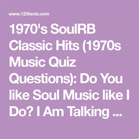 1970 s soulrb classic hits 1970s music quiz questions do you like soul music like i do i am