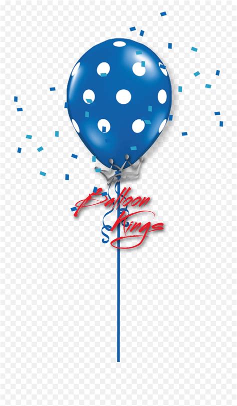 11in Sapphire Blue Polka Dots Blue Polka Dot Balloon Emojiblue Dot