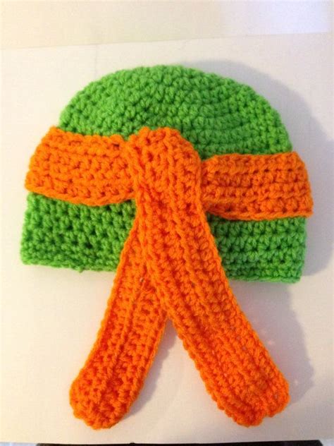 Ninja Turtle Crochet Hat Pattern Etsy Crochet Hat Pattern Crochet