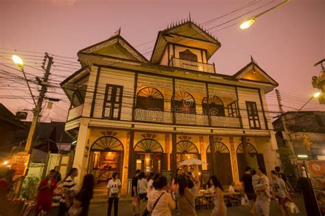 Thailand Lampang City Old Town Woodhouse Editorial Photo Image Of