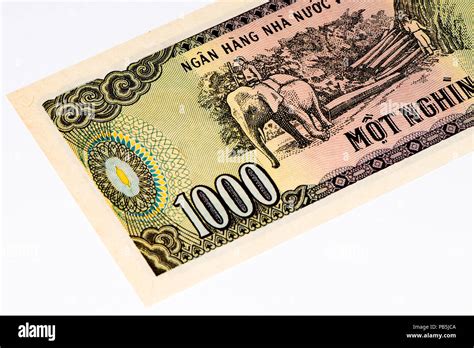 1000 Dong Bank Note Of Vietnam Dong Is The National Currency Of