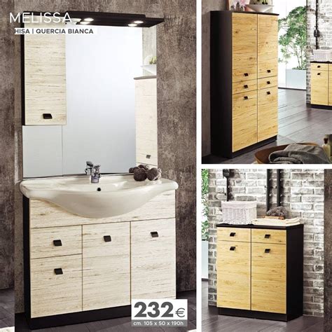 Le migliori offerte arredo bagno con promozioni, buoni sconto da stampare, deal e coupon. Componibile Bagno Vittoria Mondo Convenienza