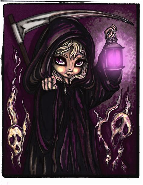 Grim Reaper By Jadedragonne On Deviantart Halloween Digital Art Grim