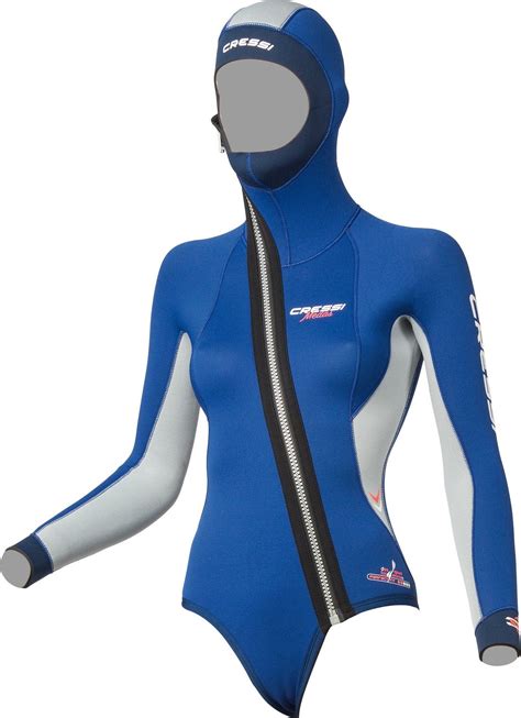 Cressi Wetsuits Wetsuits 5 Mm Neoprene Suit Two Piece Front Zip Diving