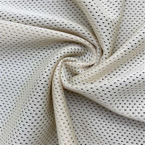 China 100 Polyester White Micro Mesh Fabric For Sports Wear