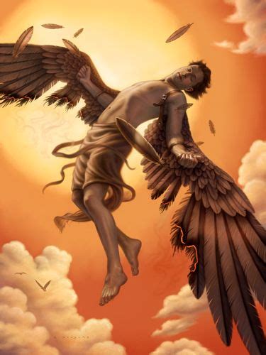 The Downfall Of Icarus By Allendouglasstudio On Deviantart Icarus