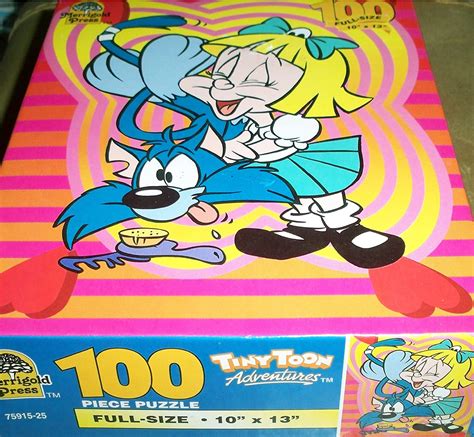 Piece Tiny Toons Adventures Puzzle Elmyra Duff And Furball Amazon In Toys Games