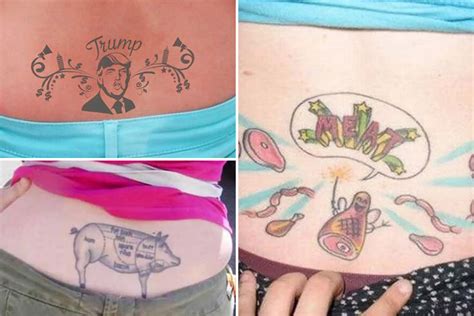 Could These Dodgy Back Tattoos Be The Worst ‘tramp Stamps Of All Time